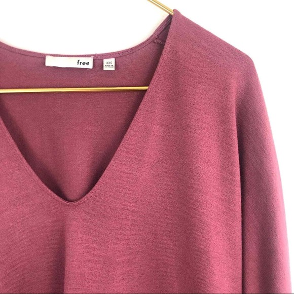 Aritzia Wilfred Free Aneta Pink Pullover Top XXS - Picture 4 of 11